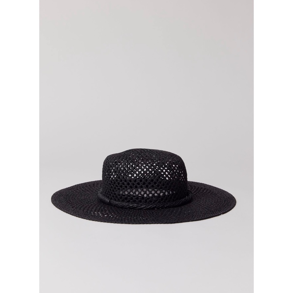 Urban Outfitters Black Mesh Brim Hat